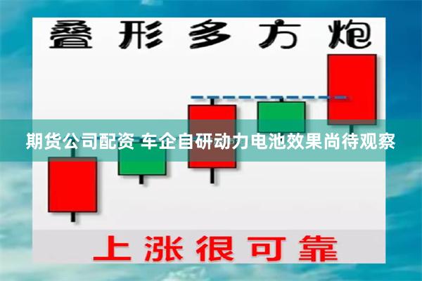 期货公司配资 车企自研动力电池效果尚待观察