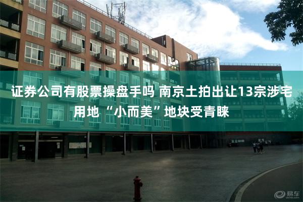证券公司有股票操盘手吗 南京土拍出让13宗涉宅用地 “小而美”地块受青睐